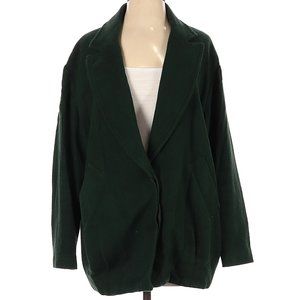 Dark Green Free People Blazer Jacket